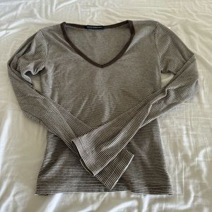 Brandy Melville Striped Jillian Long Sleeve